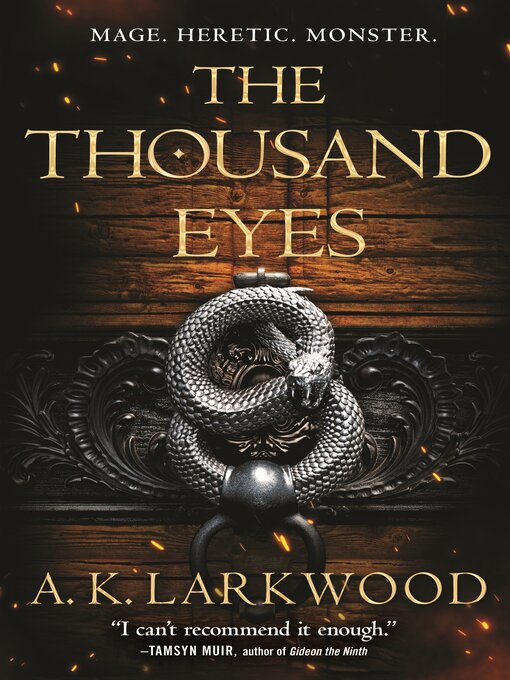 Title details for The Thousand Eyes by A. K. Larkwood - Wait list